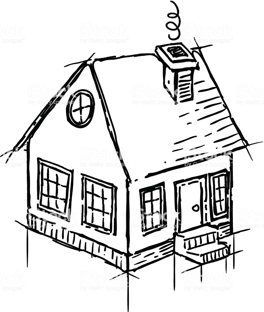 adobe house coloring pages