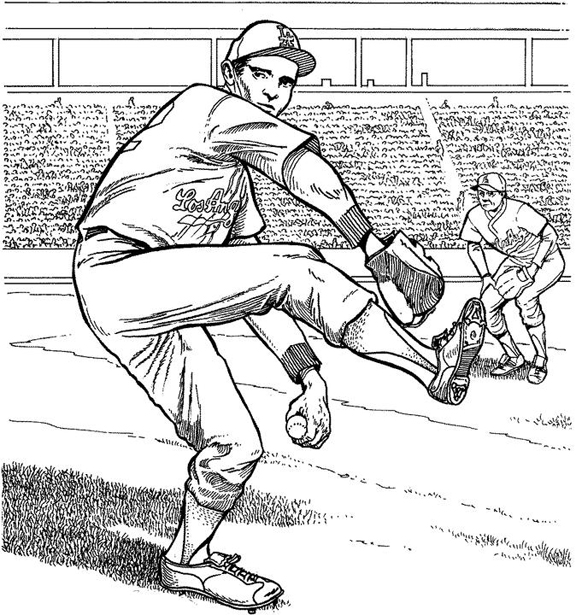 adult los angeles dodgers coloring pages