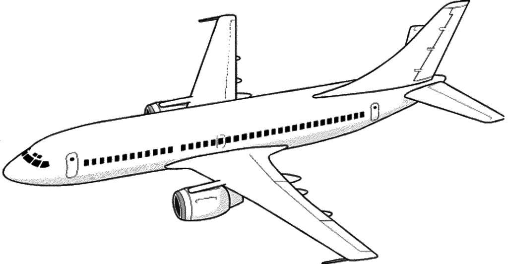 airplane coloring pages for toddlers