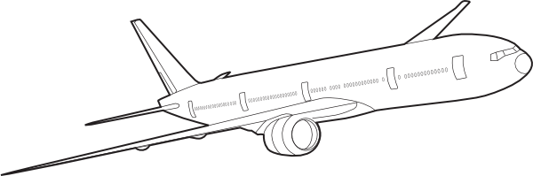 southwest airplane coloring pages