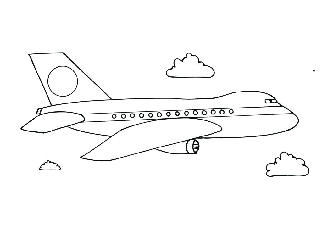 airplane coloring pages to print for free