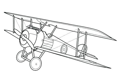 Printable Airplane Coloring Pages PDF - Coloringfolder.com