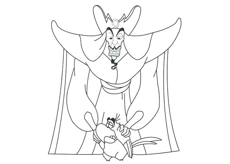 aladdin jafar coloring pages