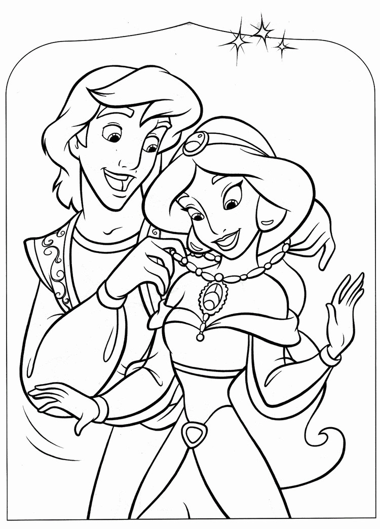 aladdin printable coloring pages