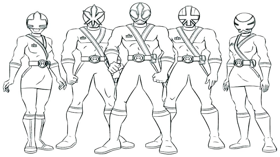 power ranger printable coloring pages