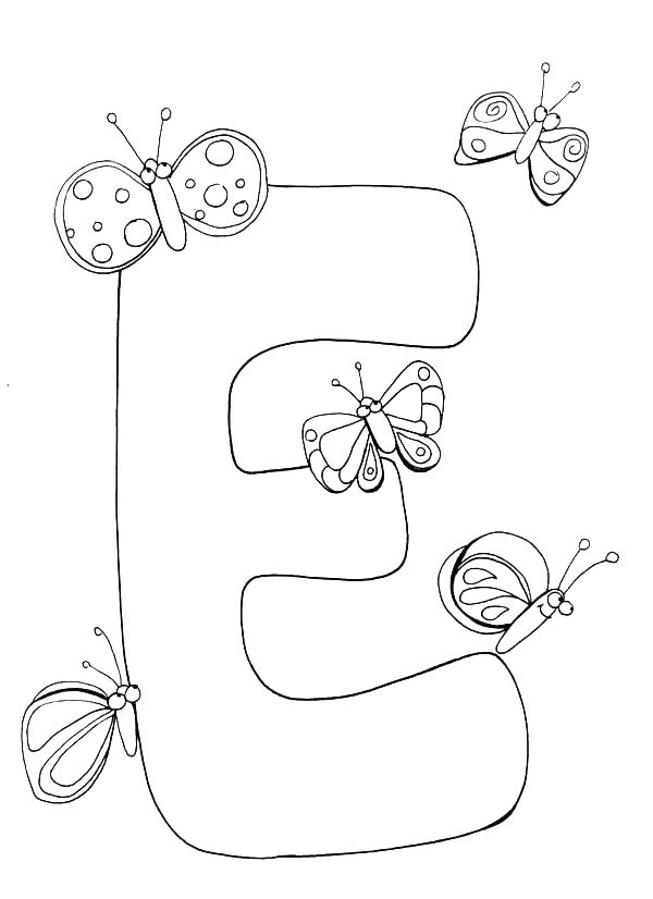 alphabet coloring pages for preschoolers
