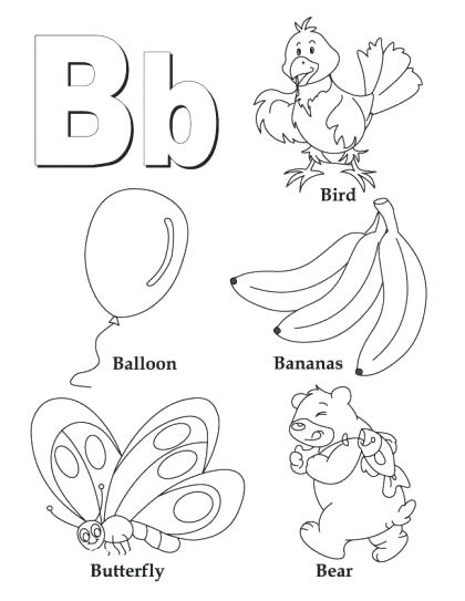 alphabet coloring pages free printable