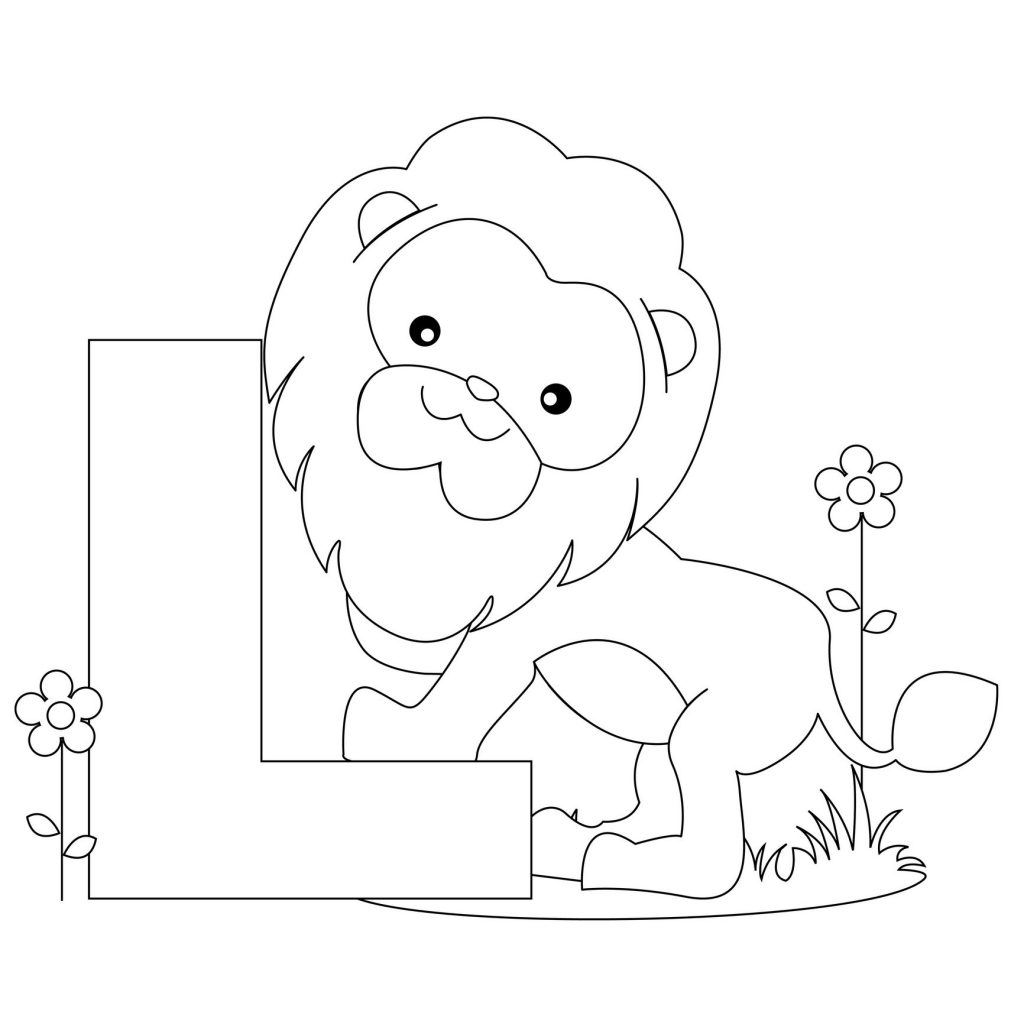 alphabet coloring pages preschool