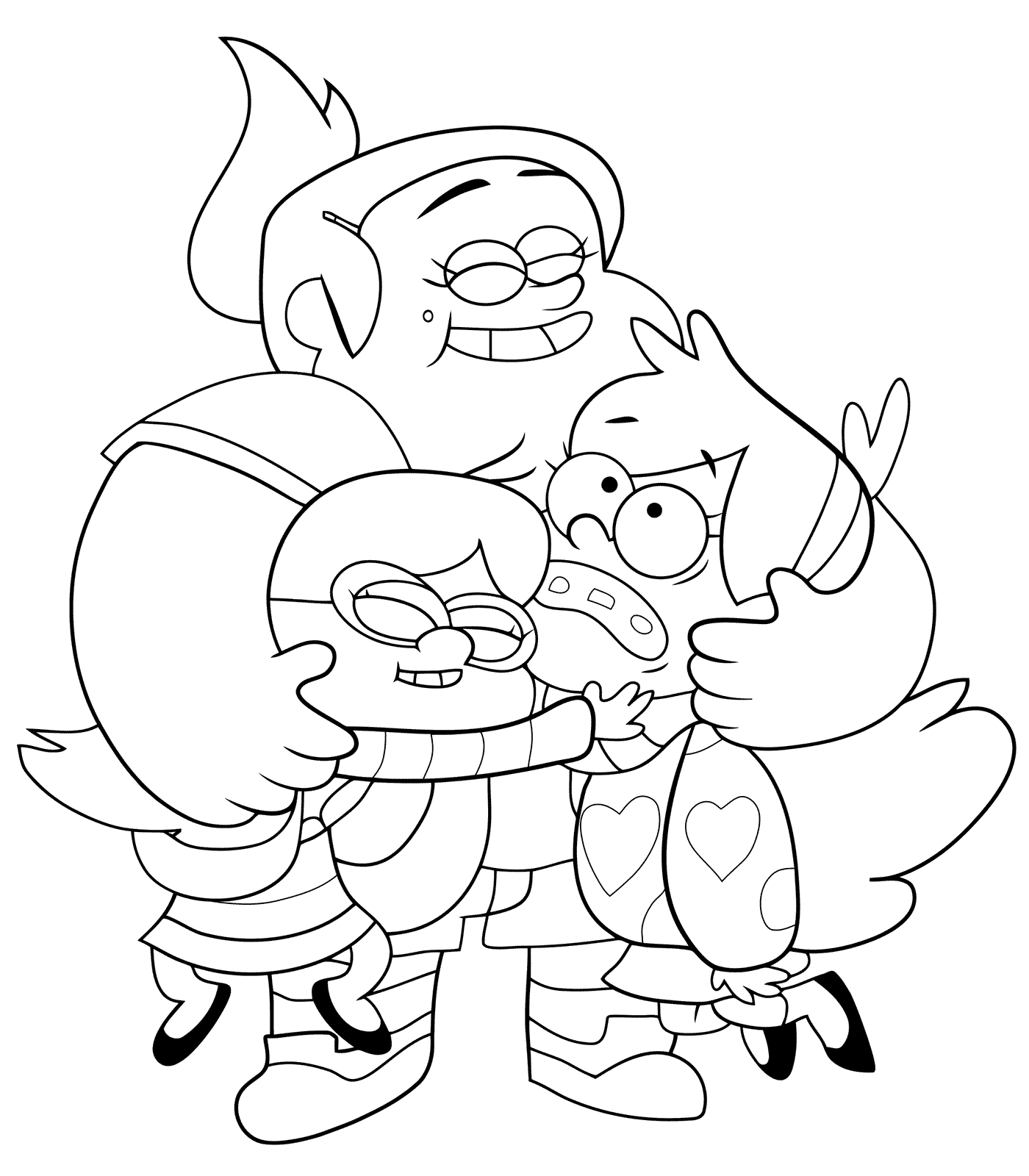 disney coloring pages free gravity falls