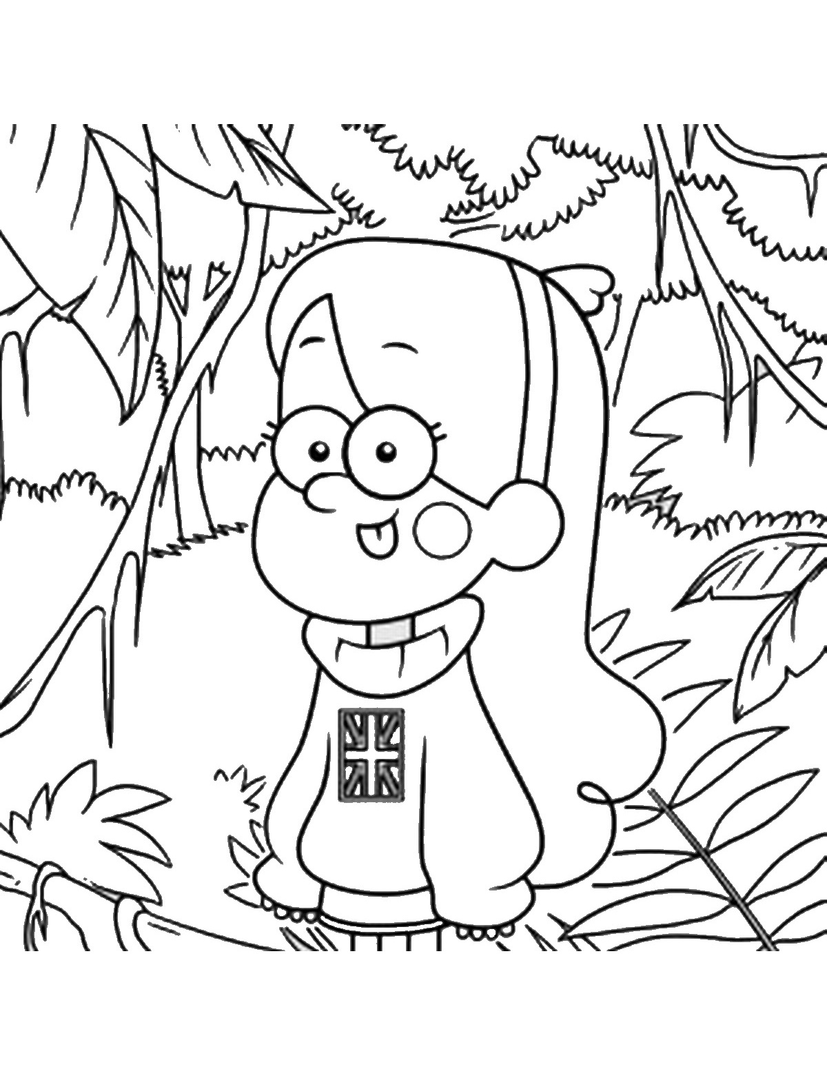 gravity falls coloring pages mabel