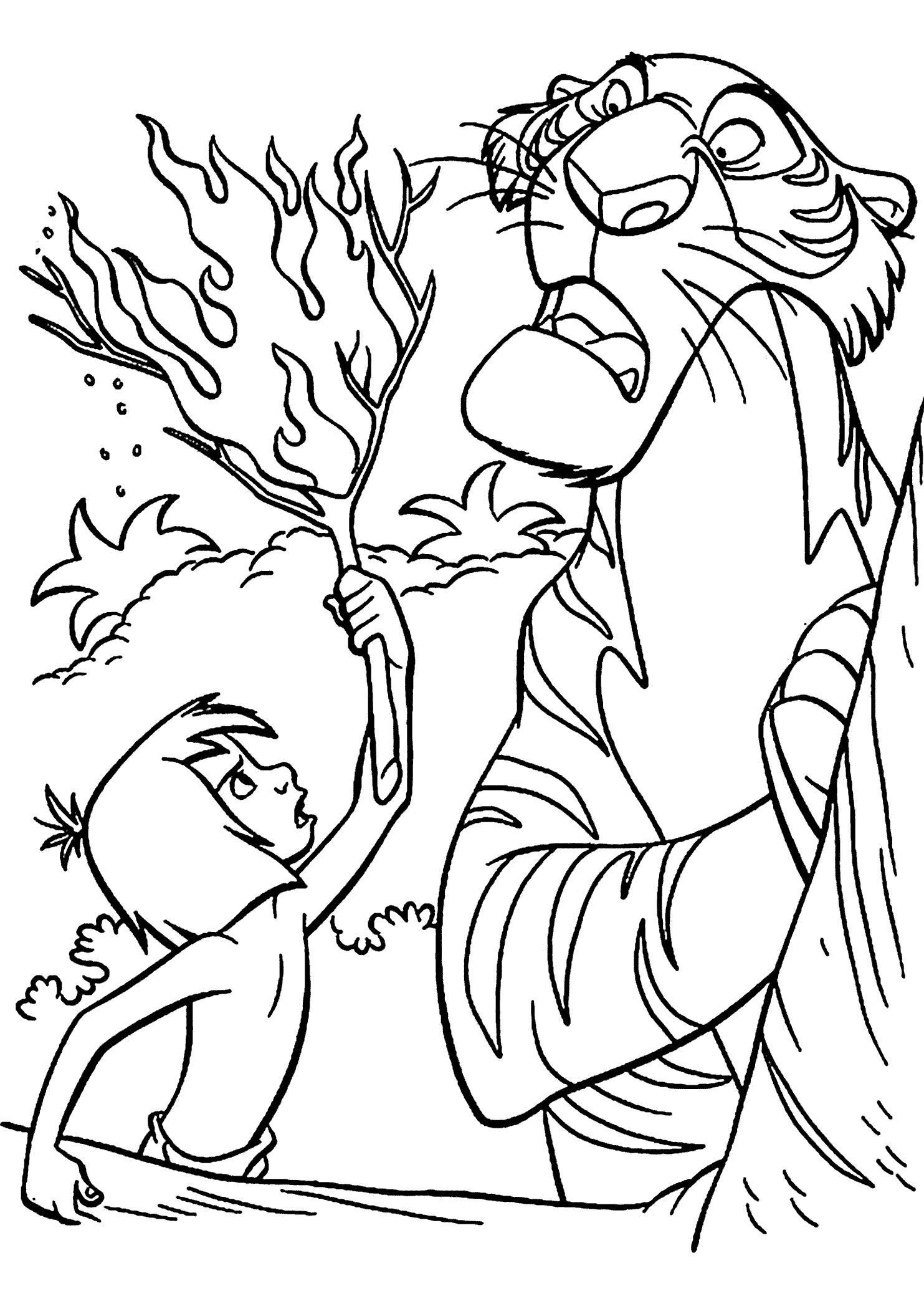 the jungle book coloring pages