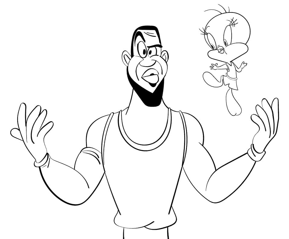 free printable coloring pages of lebron james
