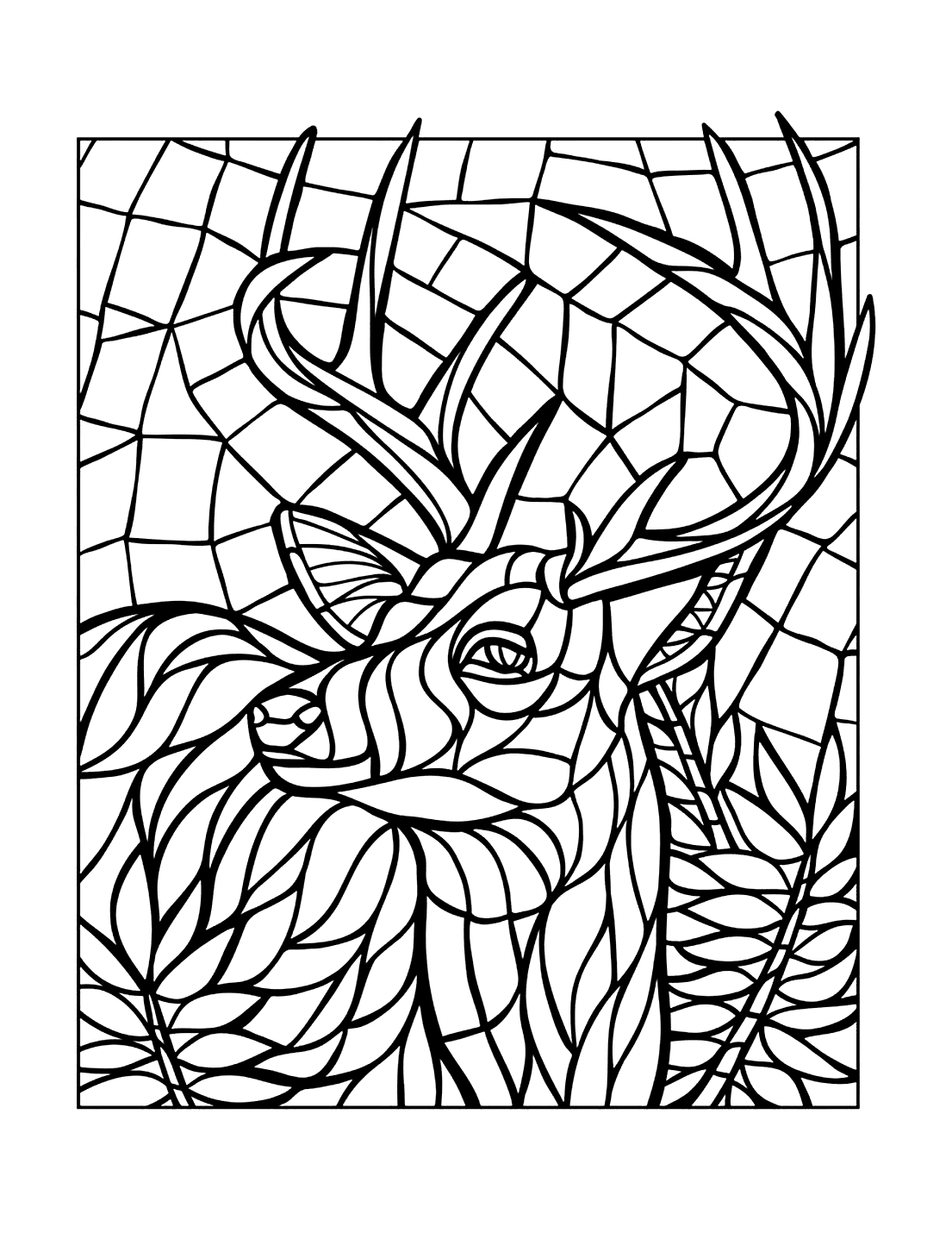 free printable mosaic coloring pages