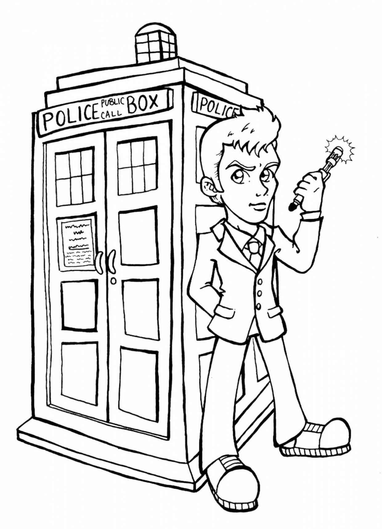 doctor who coloring pages