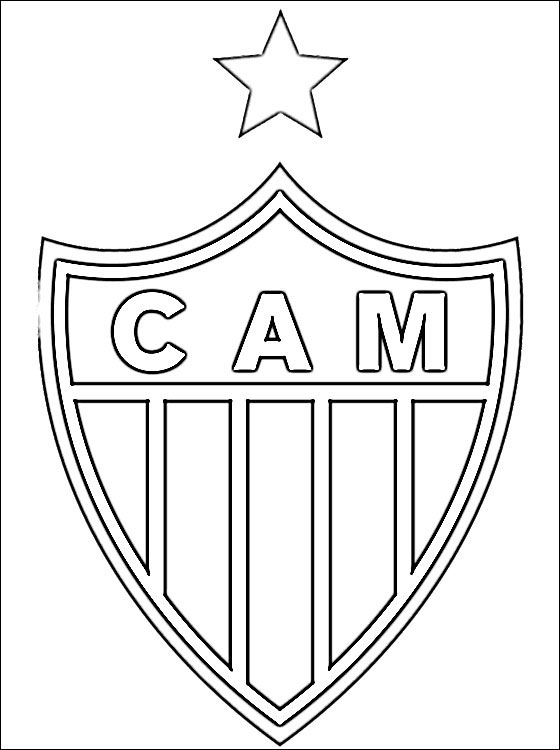 atletico mineiro coloring pages