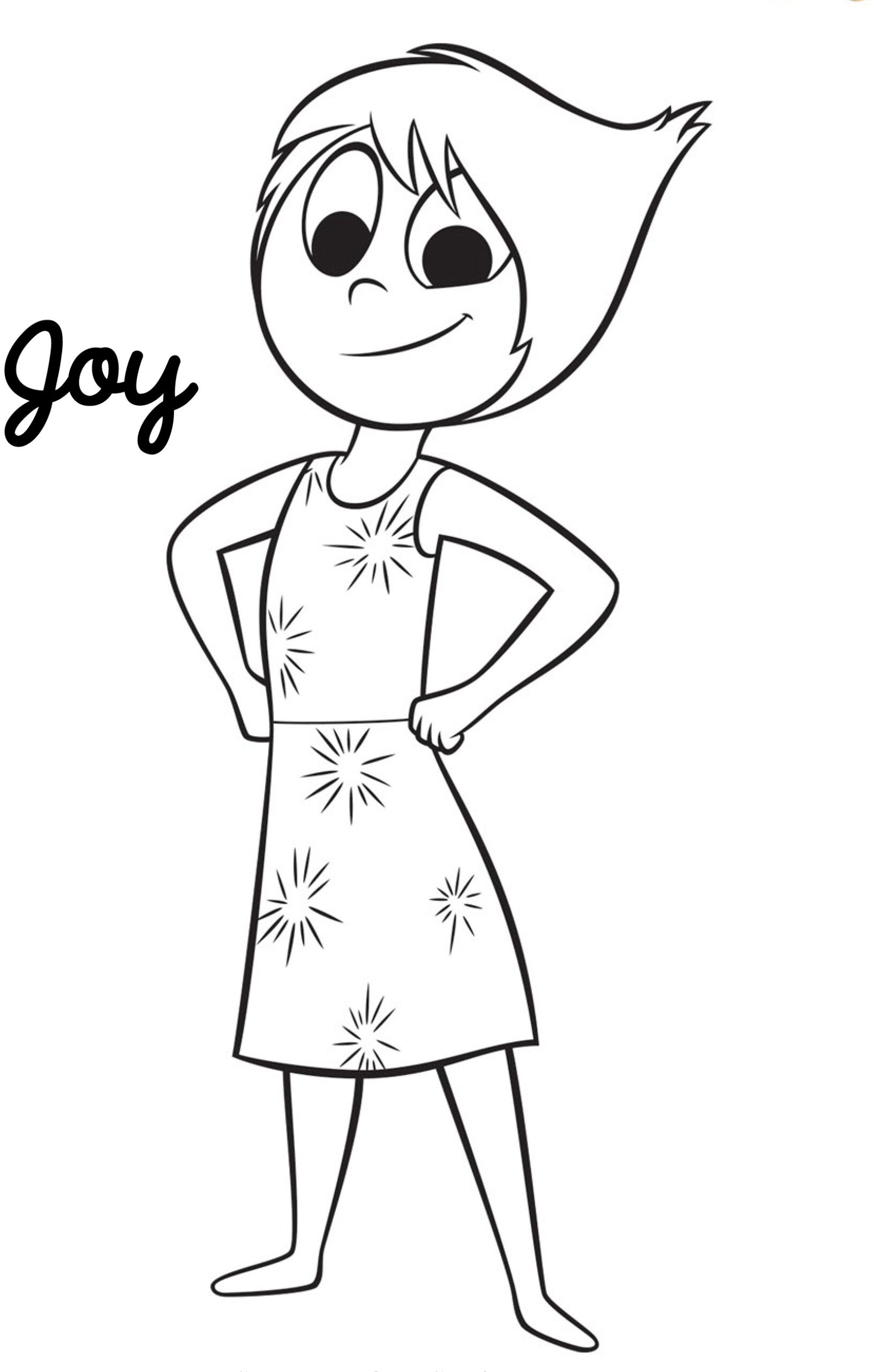 joy inside out coloring pages