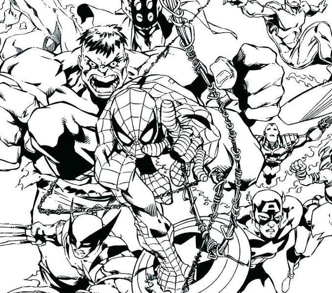 avengers earths mightiest heroes coloring pages 1