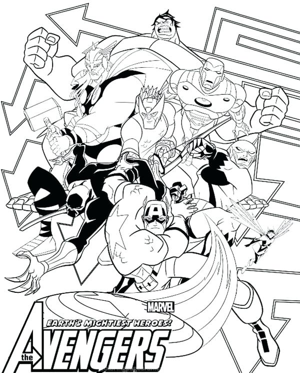 avengers infinity war coloring pages 1
