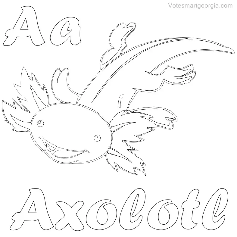 axolotl coloring pages free download