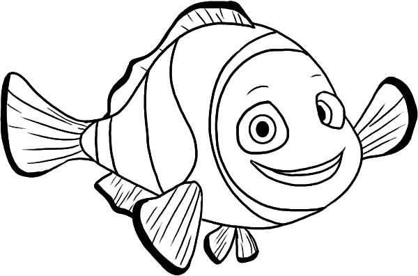 baby fish coloring pages