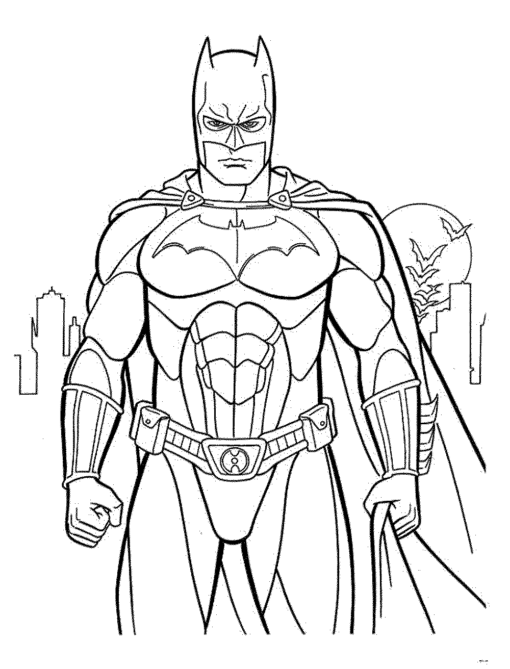 batman coloring pages free