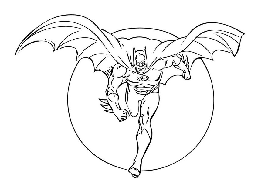 coloring pages batman spiderman