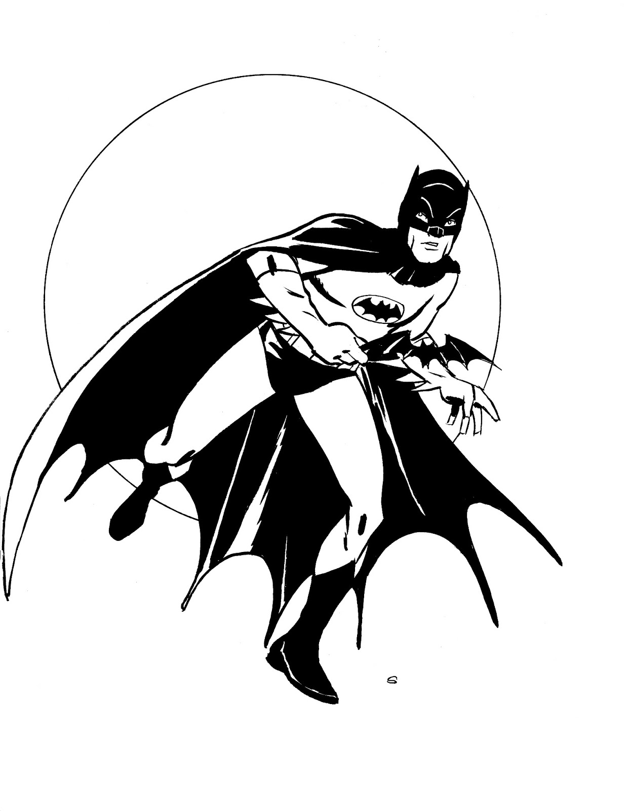 batman coloring pages to print