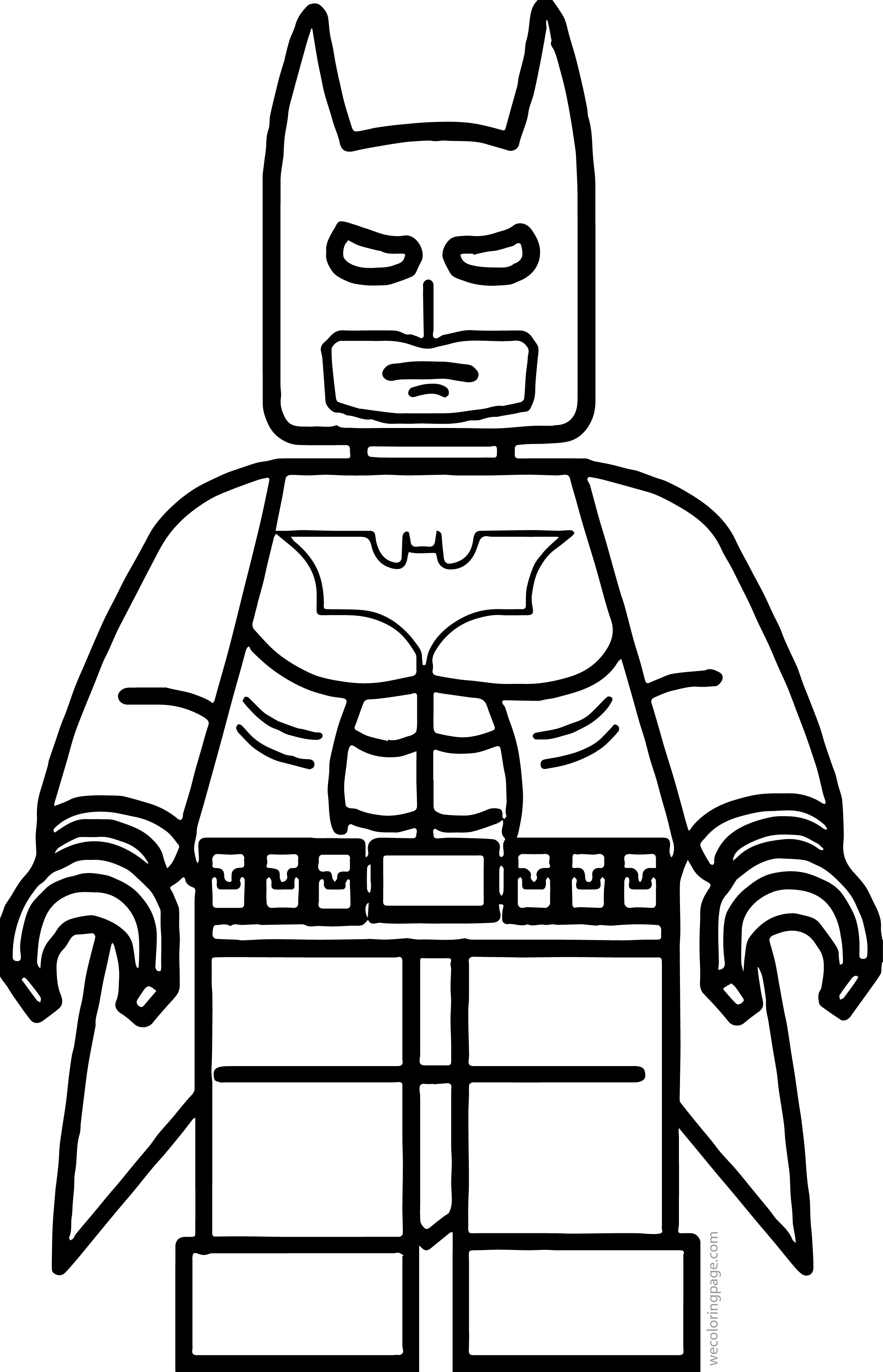 Lego Batman Coloring Pages Activity For Kids