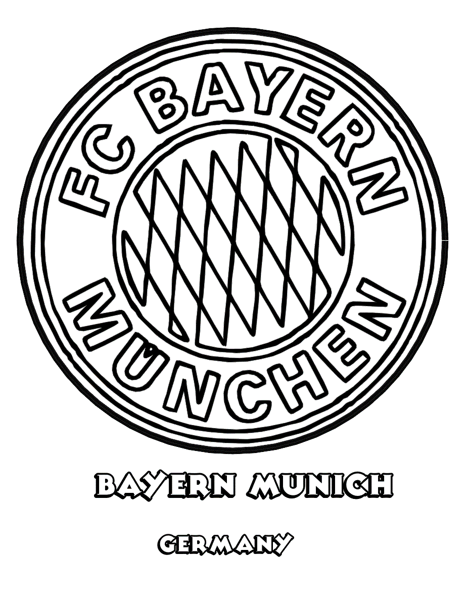 bayern munchen coloring pages