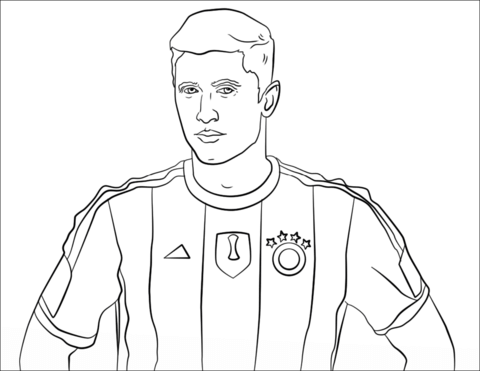 bayern munchen player coloring pages