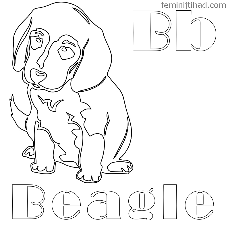 beagle coloring pages free