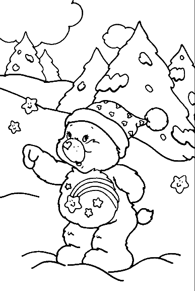 bear coloring pages kindergarten