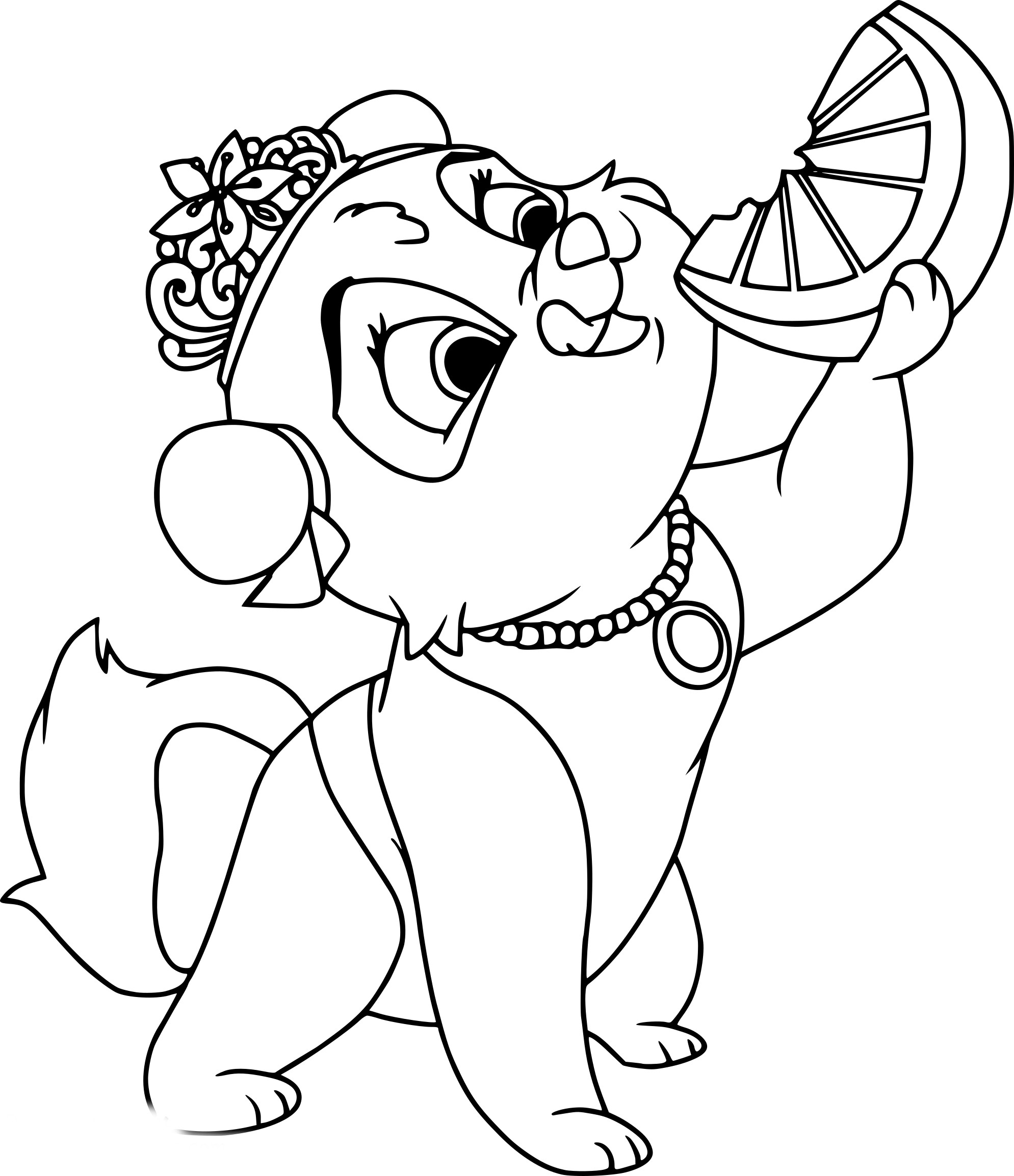 coloring pages palace pets