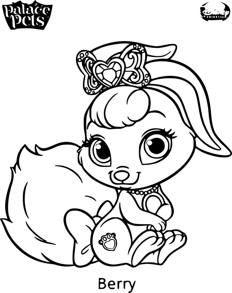 Beautiful Palace Pets Coloring Pages Pdf To Print - Coloringfolder.com