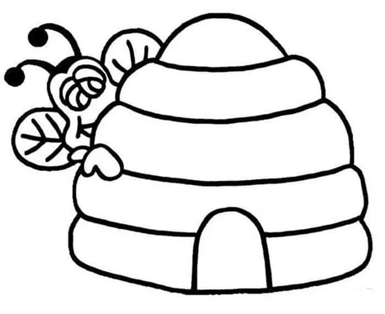 honey bee coloring pages for kids