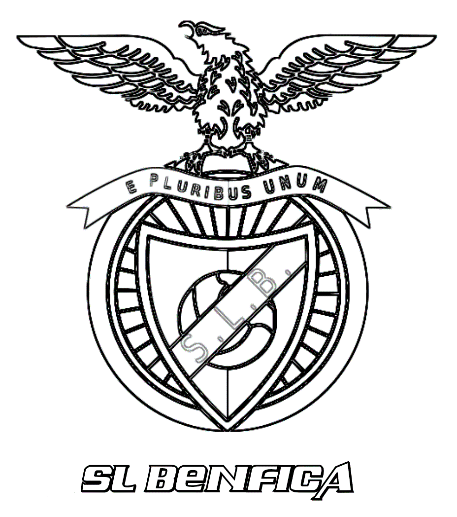 benfica coloring pages