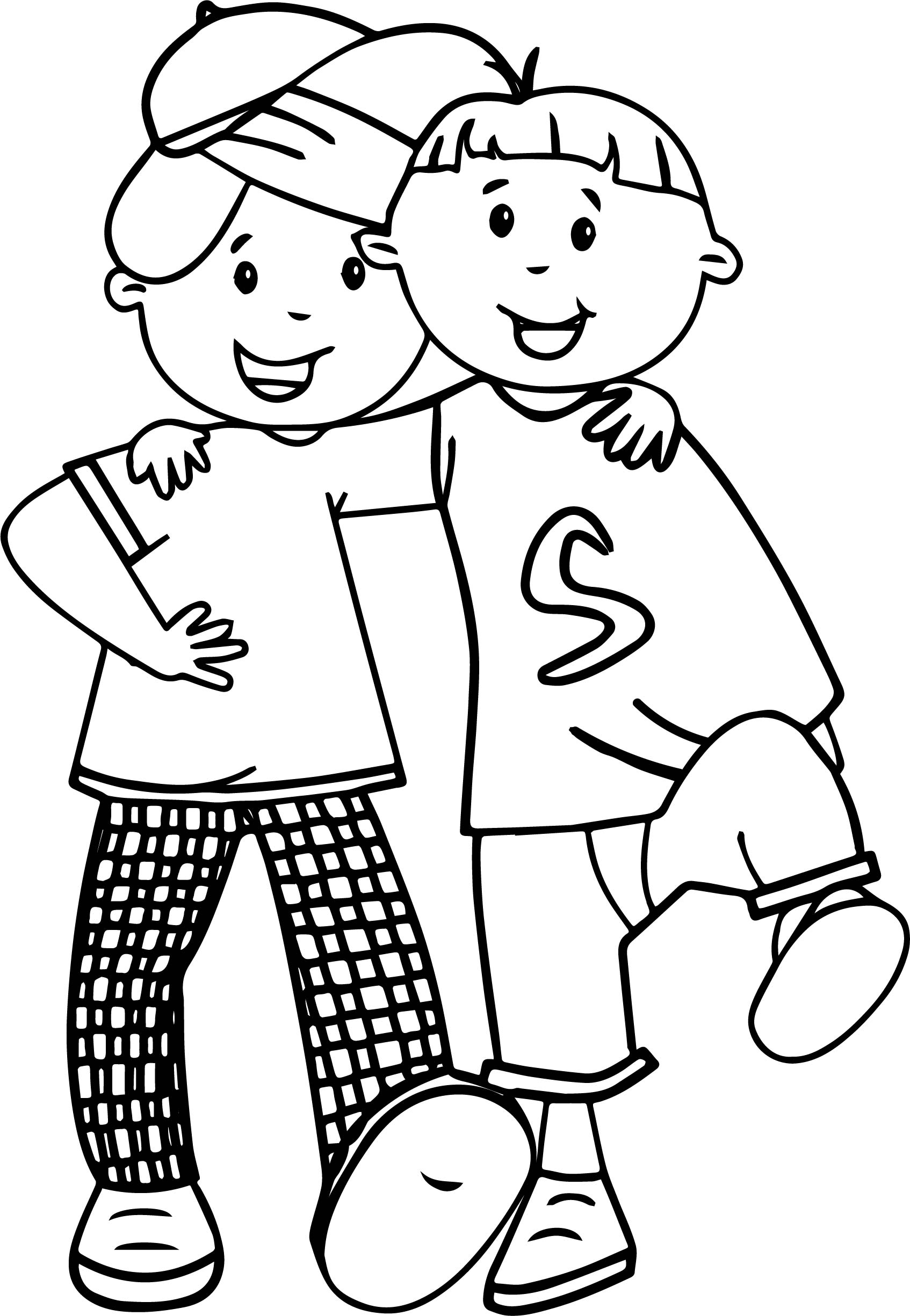 cute coloring pages for your best friend