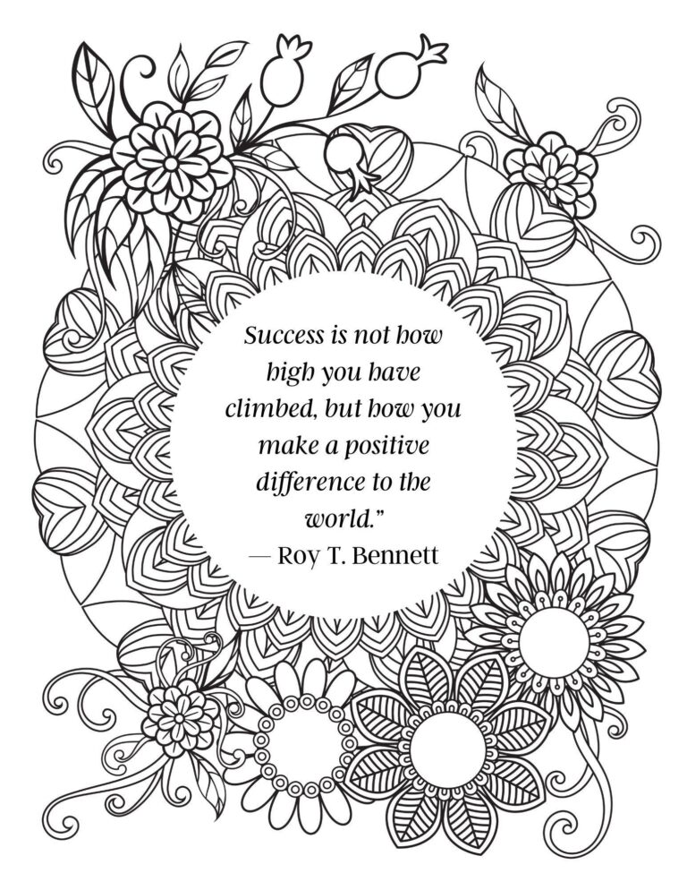 Best Inspirational Coloring Pages Pdf - Coloringfolder.com