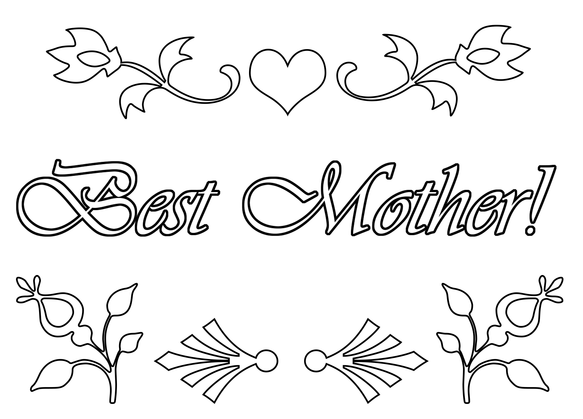best mom coloring pages