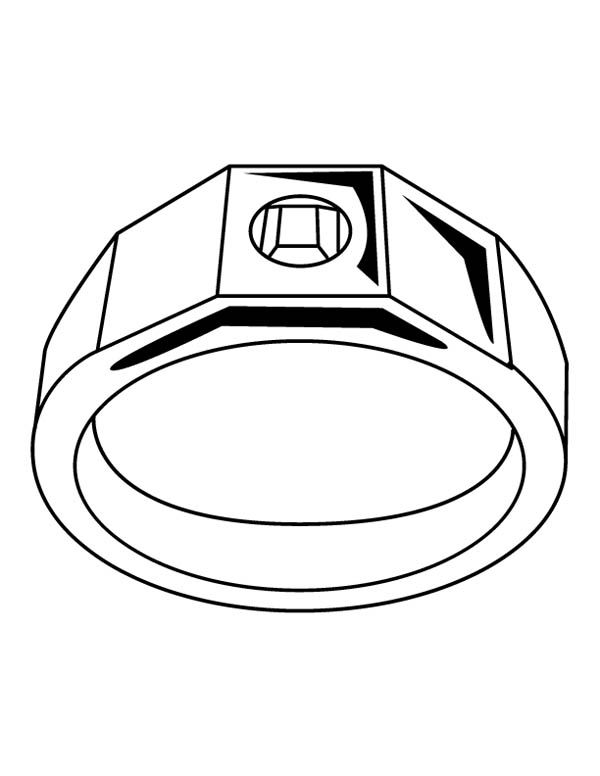 best ring sketch drawing clipart