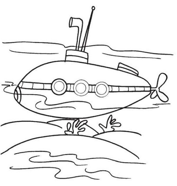 best submarine coloring pictures