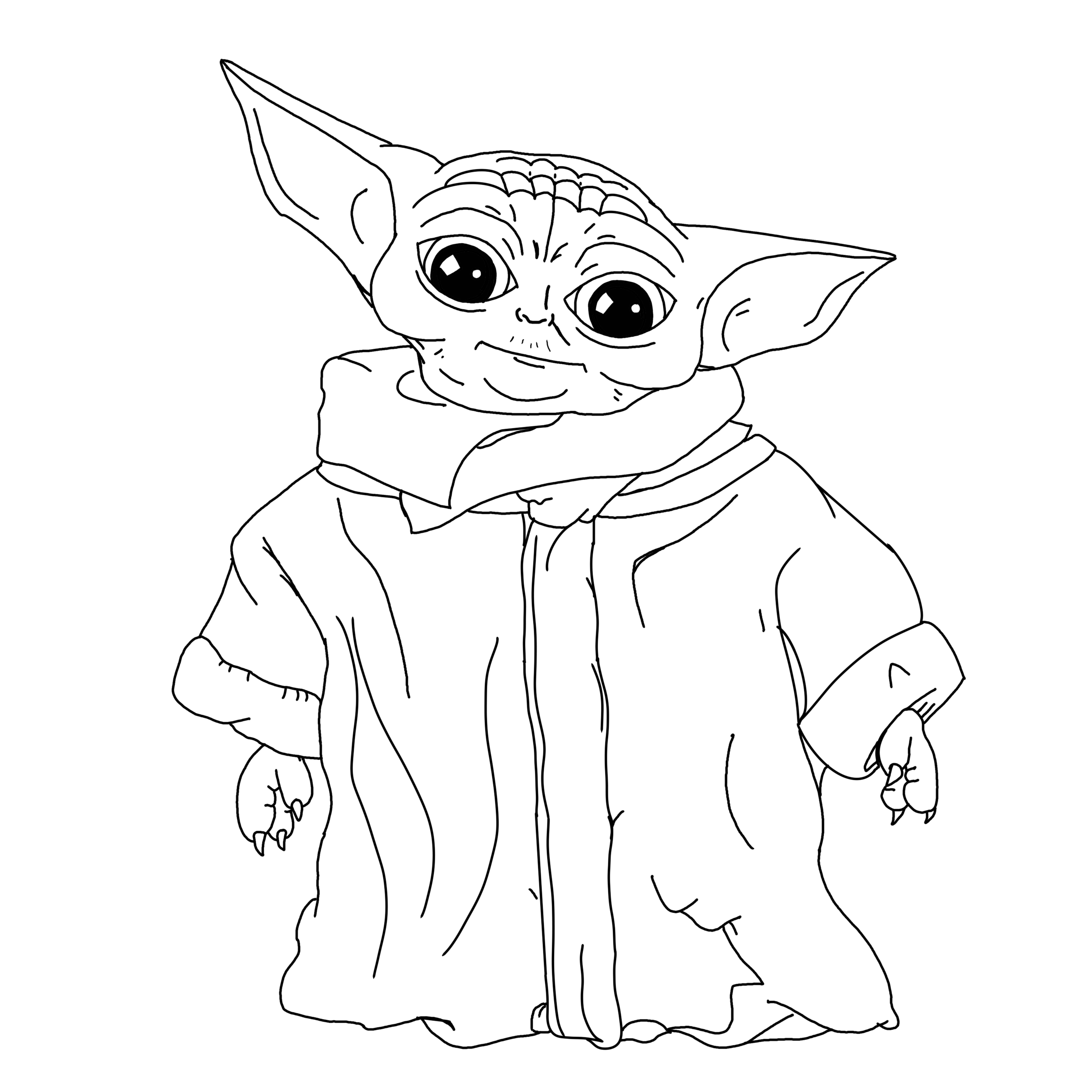 star wars coloring pages yoda