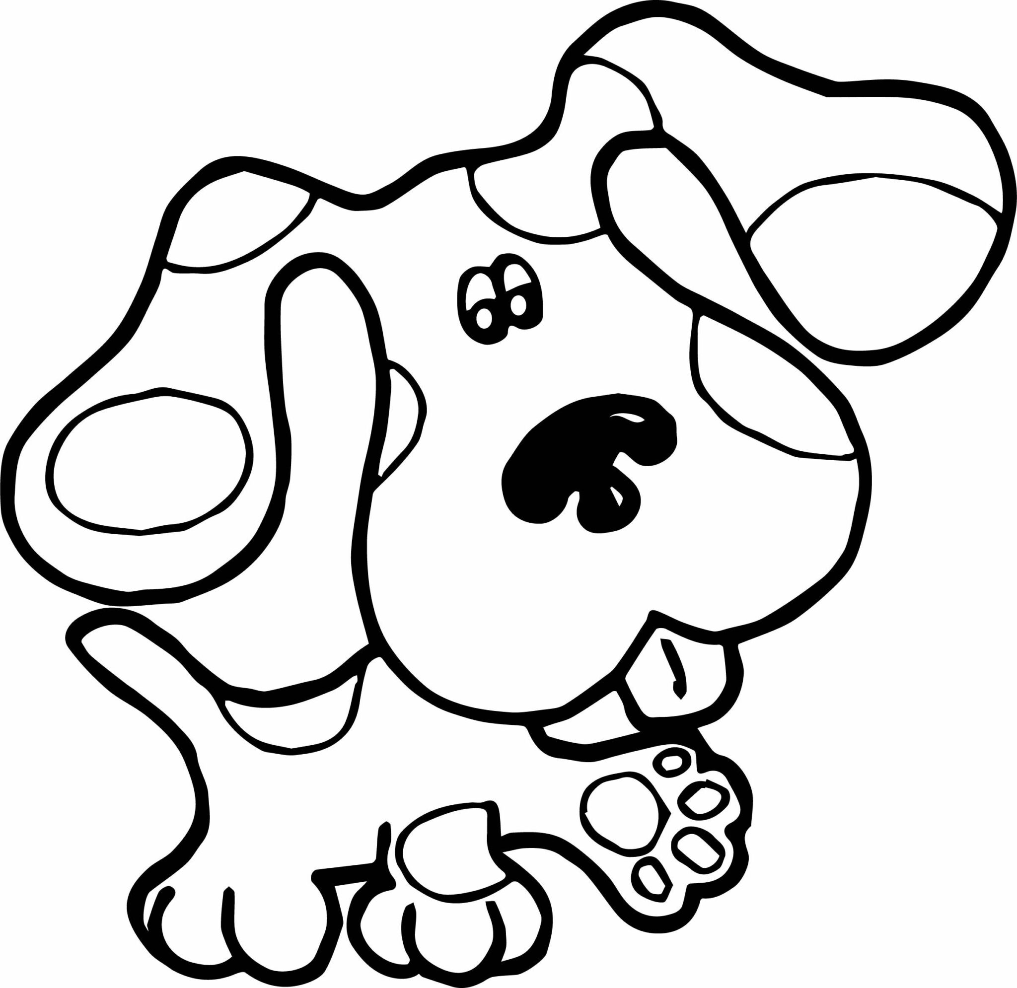 Blues Clues Coloring Pages Pdf Free - Coloringfolder.com