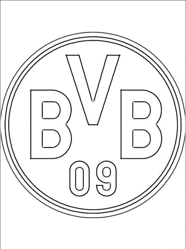 borussia dortmund coloring pages