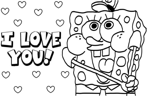 boy valentine coloring pages