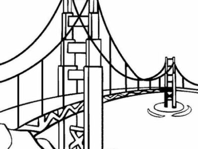 bridge coloring page online