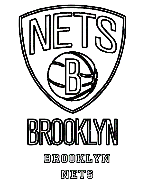 brooklyn nets coloring pages