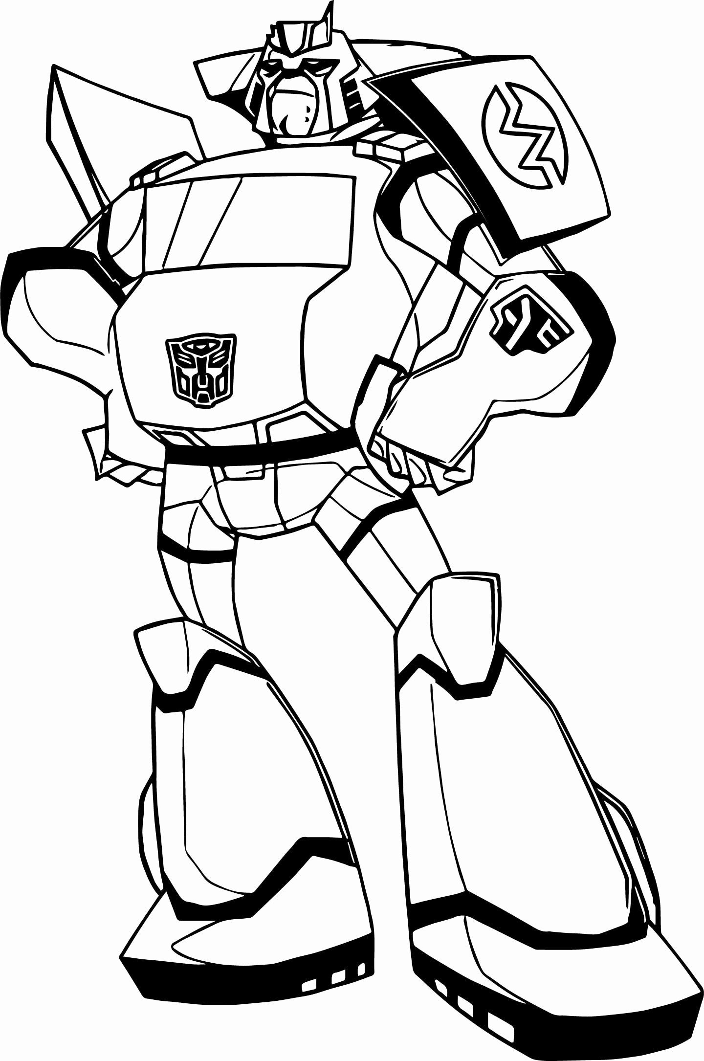 bumble bee coloring page transformers