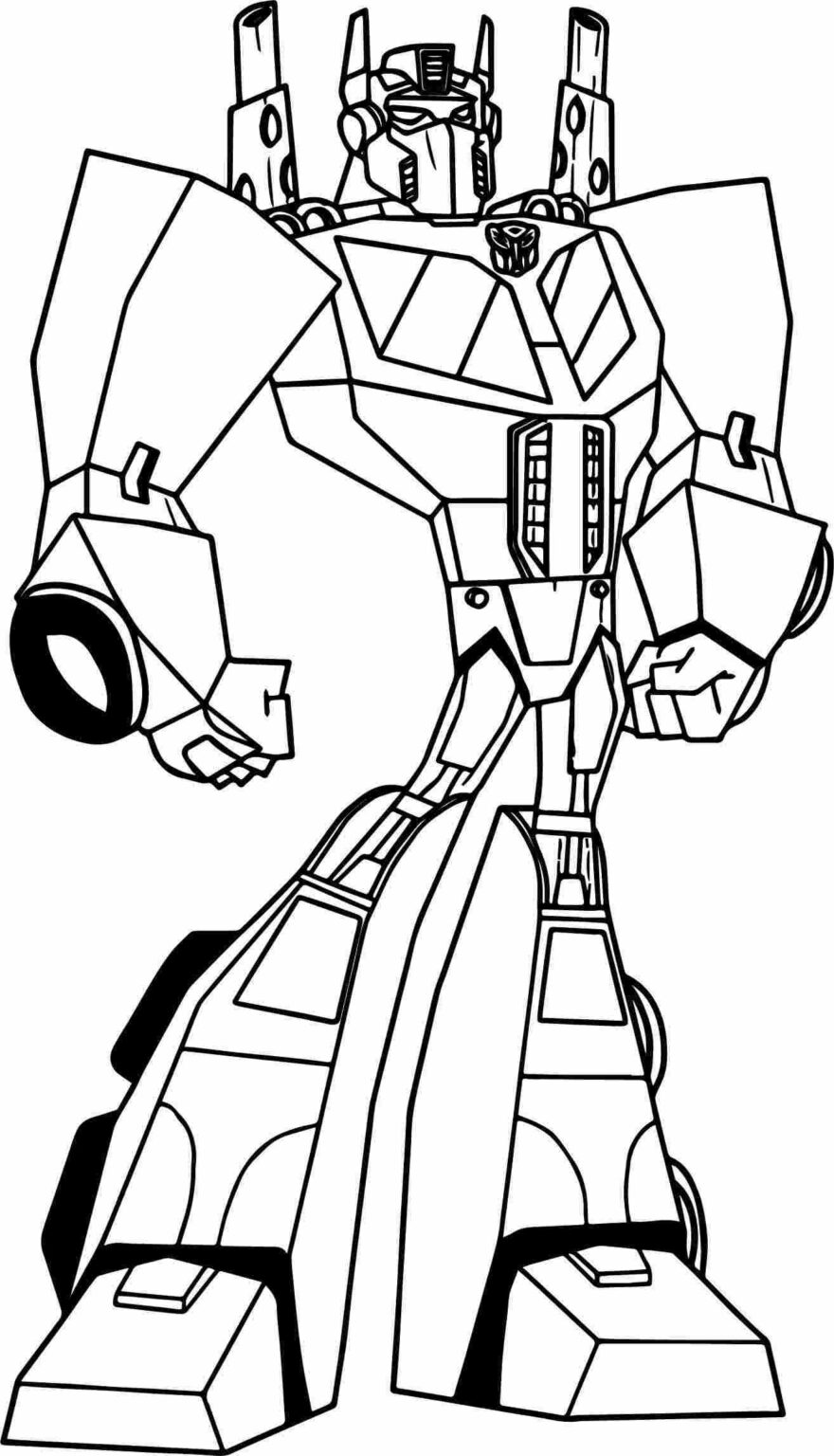 Bumblebee Transformer Coloring Pages PDF Free - Coloringfolder.com