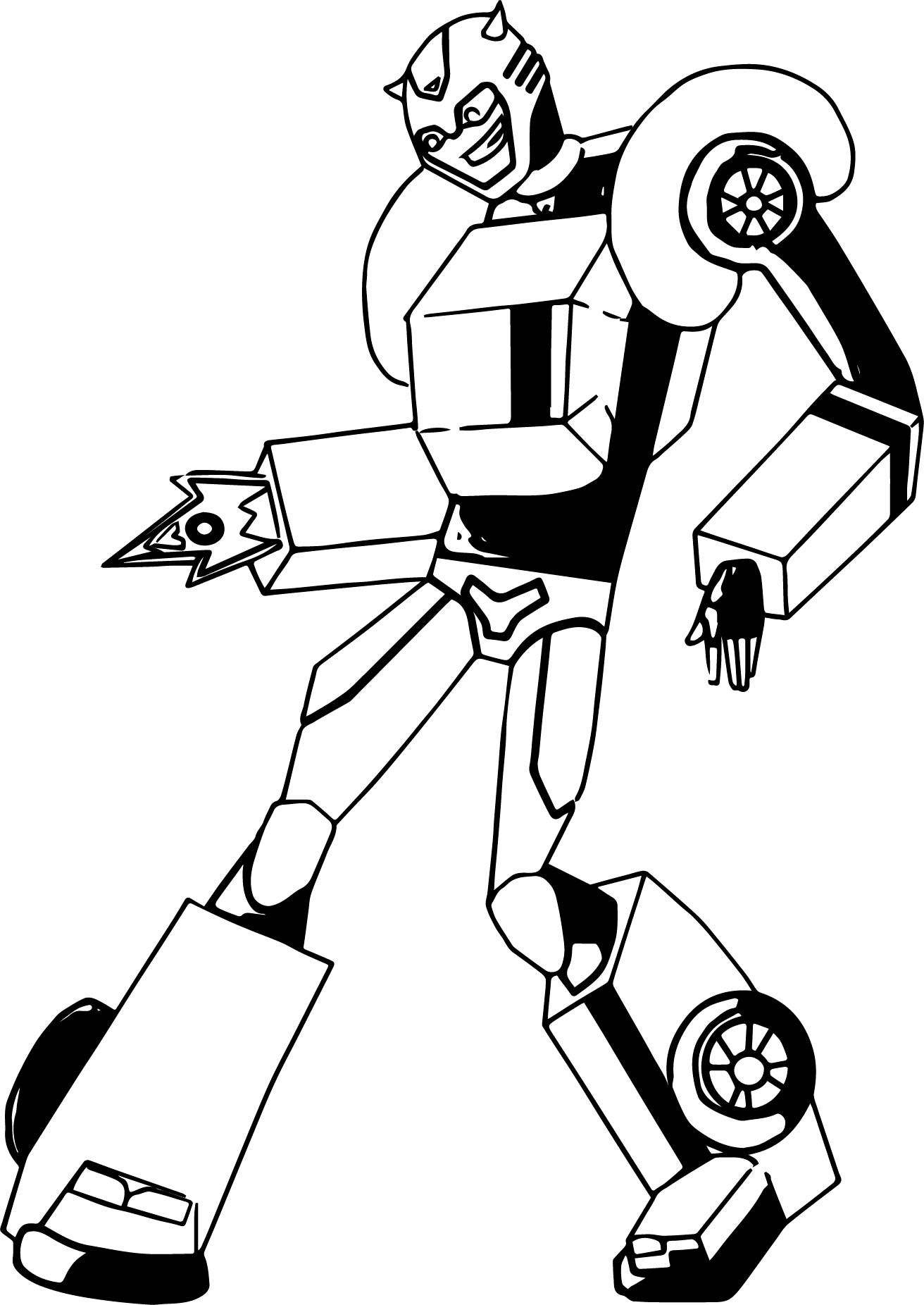 transformers coloring pages bumblebee